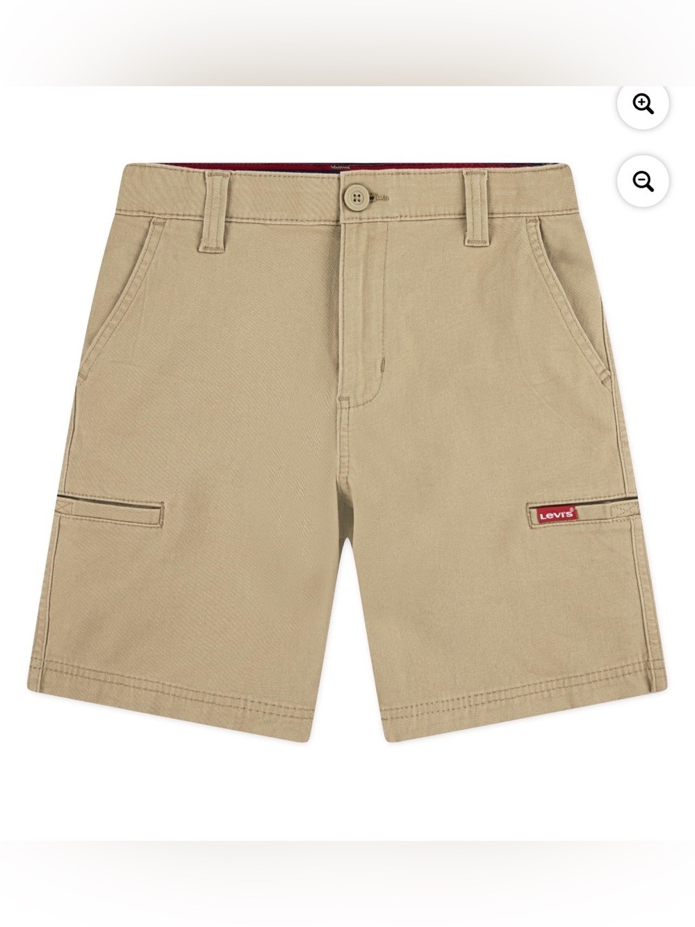 Levi's Tan Khaki Kids Cargo-Style Shorts